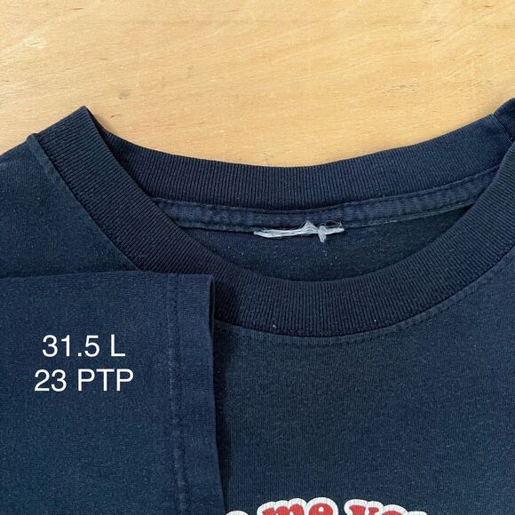 Vintage Napoleon Dynamite Shirt XL Navy Y2K Comedy Movie Promo Funny Pedro - Picture 6 of 8